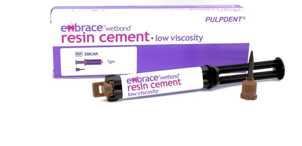 Embrace Wetbond Resin Cement Low Viscosity Automix Syringe Refill: 3.5 gm cement + 10 automix tips