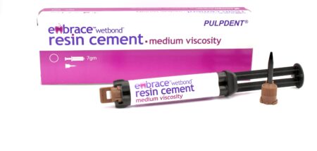 Embrace Wetbond Resin Cement Medium Viscosity Automix Syringe Refill: 7 gm cement + 20 automix tips