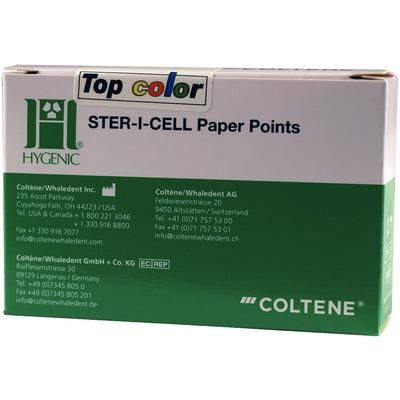 HYGENIC Ster-I-Cell Paper Points Top Color ISO 45-80, 180 pcs