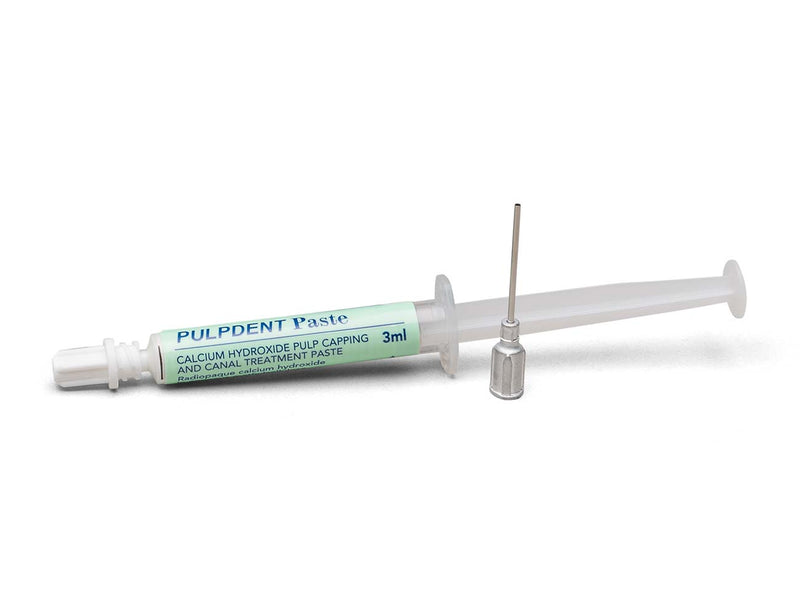 Pulpdent Paste - Calcium Hydroxide Paste, Radiopaque, 3 mL syringe