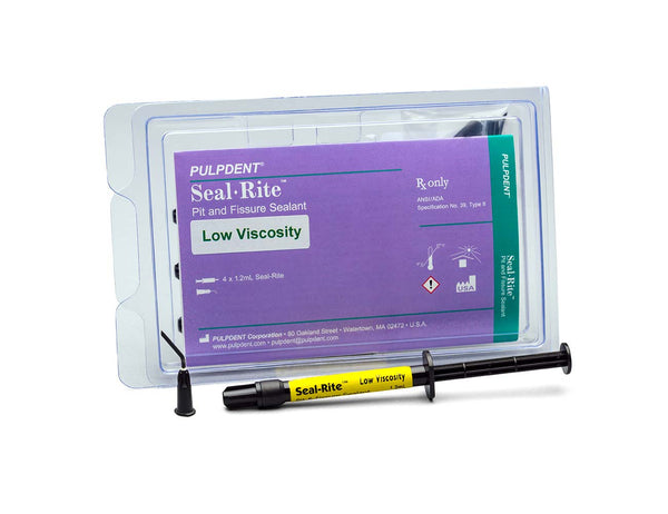 Seal-Rite Low Viscosity KIT: 4 x 1.2 mL syringes + 8 applicator tips, off-white