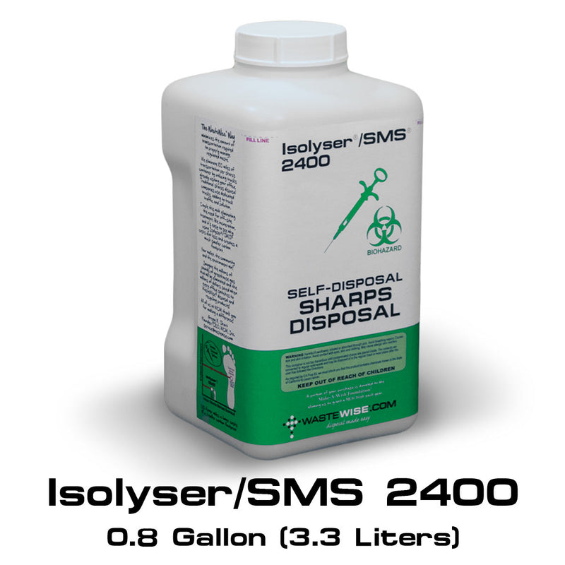 ISOLYSER/SMS2400 Sharps 3 Liter Container Each